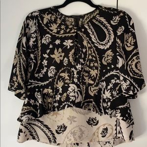 BCBG Printed Blouse